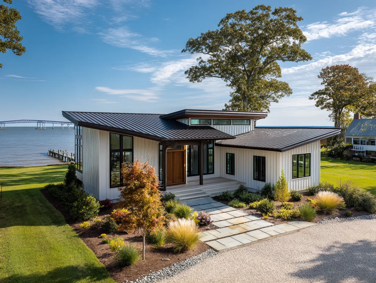 Metal roofing on the Eastern Shore