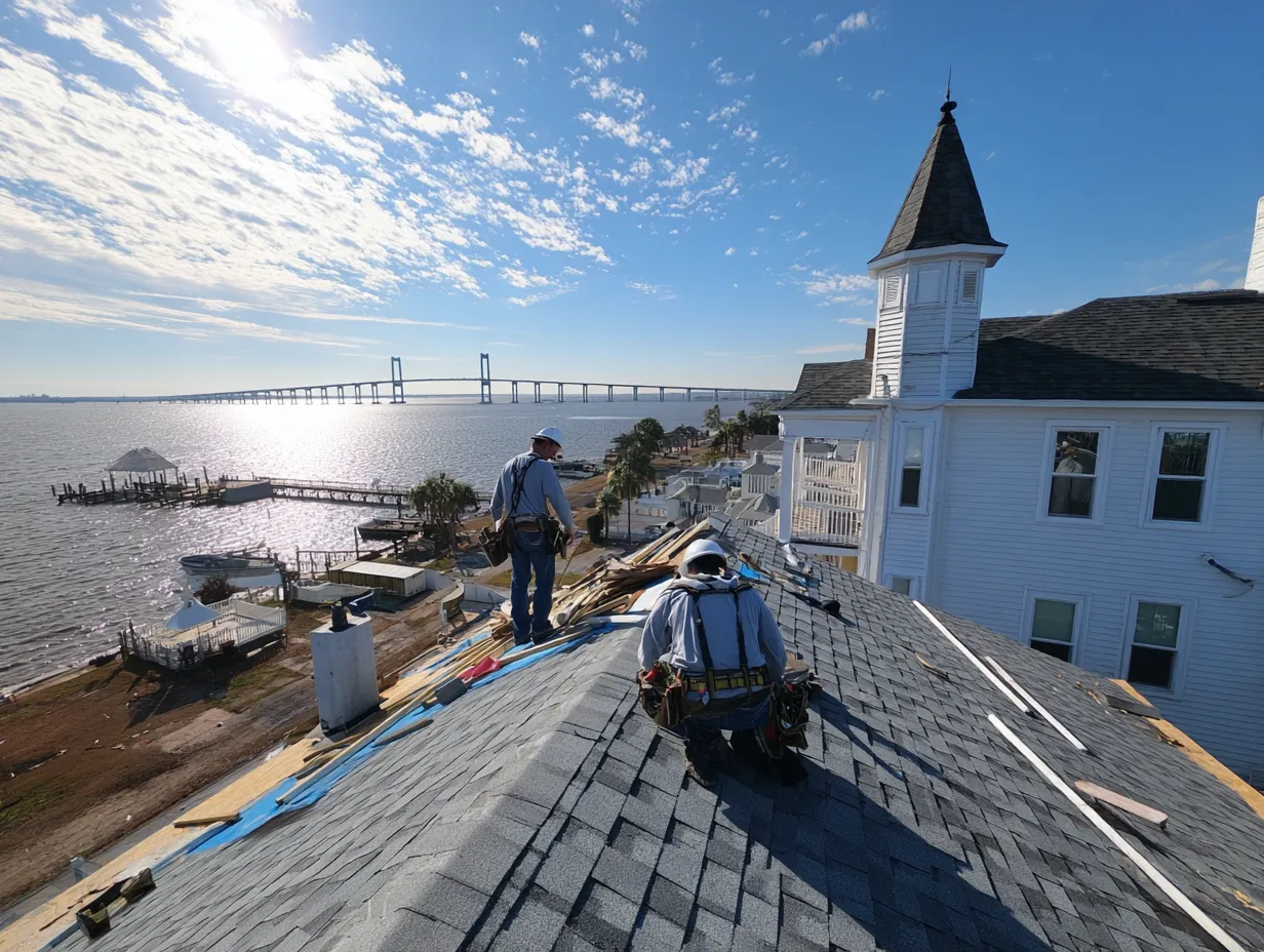 Professional roof installation in <Location />